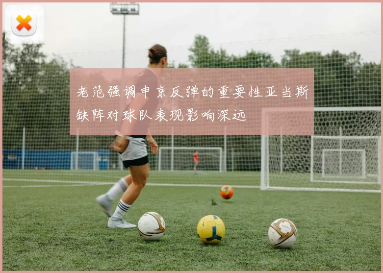 老范强调申京反弹的重要性亚当斯缺阵对球队表现影响深远